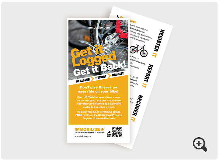 Immobilise Bike DL Leaflet