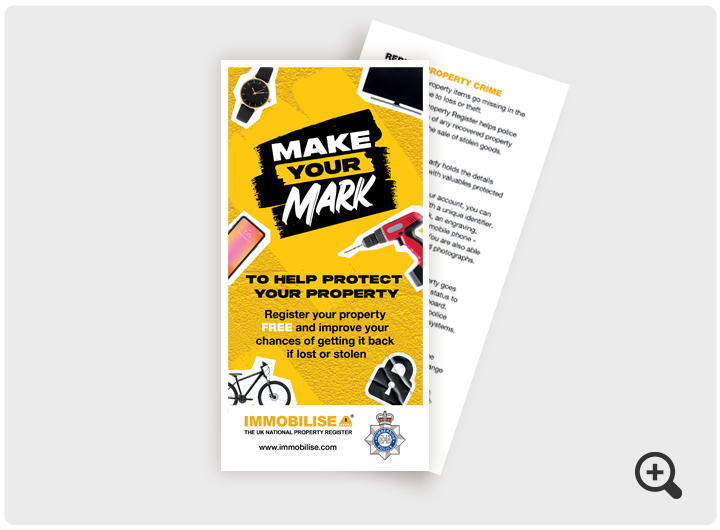 Make Your Mark DL Leaflet